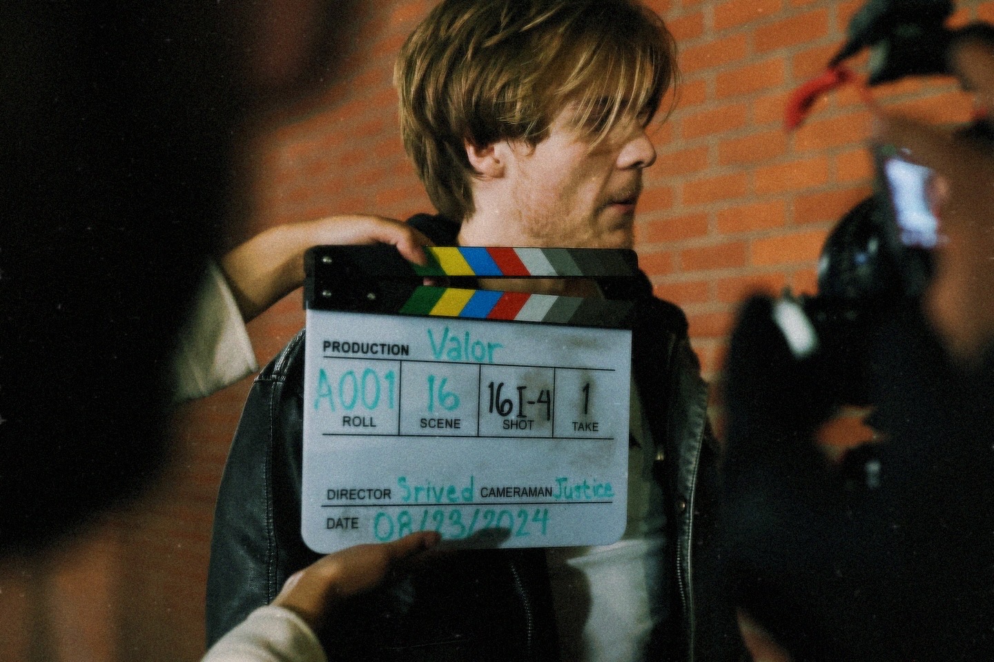 Director reviewing storyboard